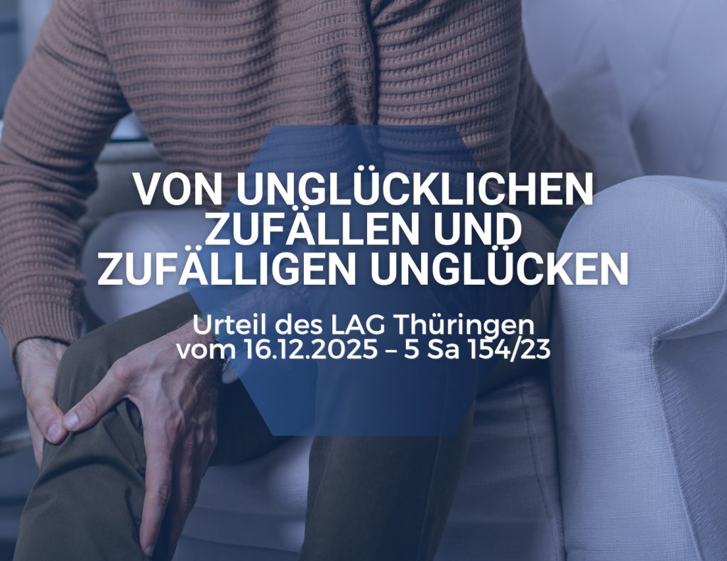Bluedex Blog - Von unglücklichen Zufällen und zufälligen Unglücken Header